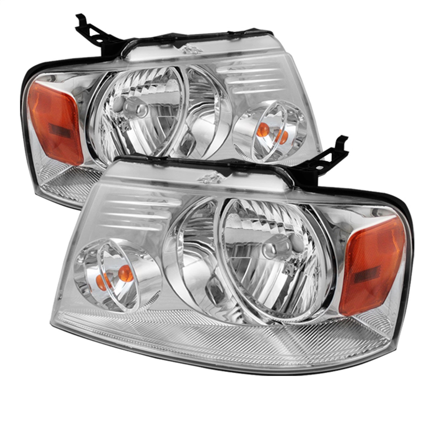 Spyder Auto 5069825 Xtune Crystal Headlights Fits 04-08 F-150 F-150 Heritage