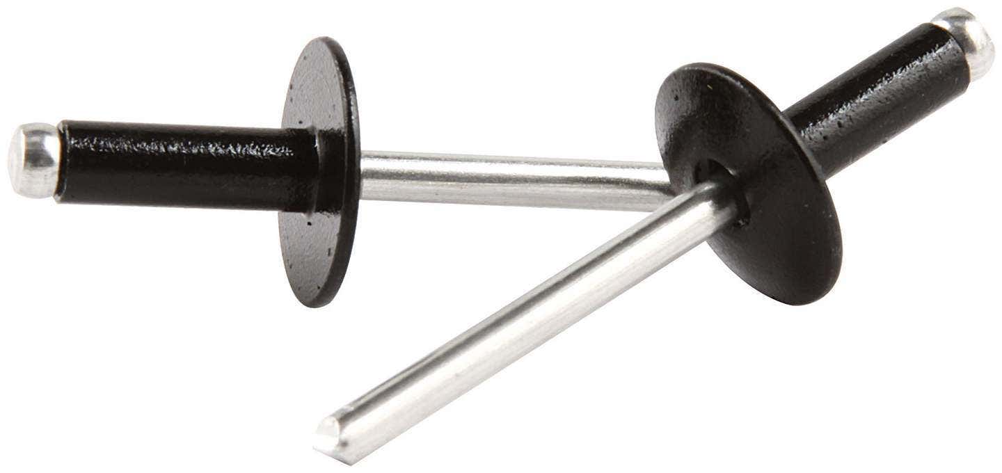 Allstar Performance 18170 Lg Hd Rivet Black Alum  18170 Lg Hd Rivet Black Alum