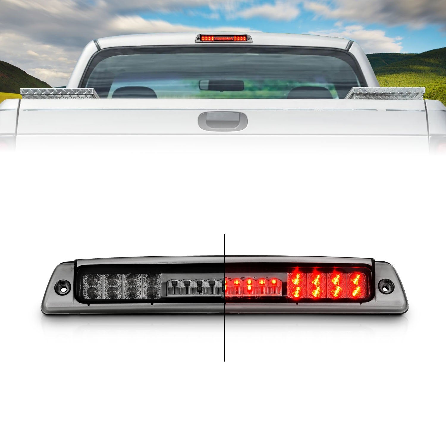 Anzo Usa 531046 Third Brake Light Assembly Fits 94-02 Ram 1500 Ram 2500 Ram 3500
