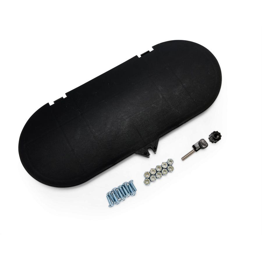 Camco 40567 Lid Replacement For 20 Lb Single Propane Tank Cover, Black   Propane