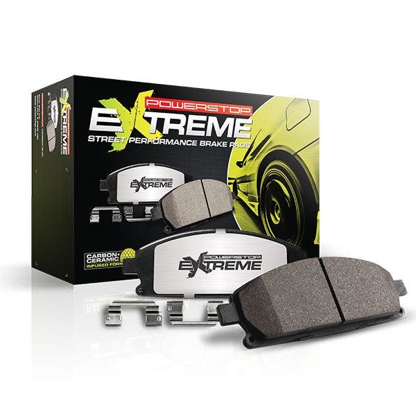 Power Stop Z26-1718 Z26 Extreme Performance Carbon-Ceramic Rear Brake Pad Set
