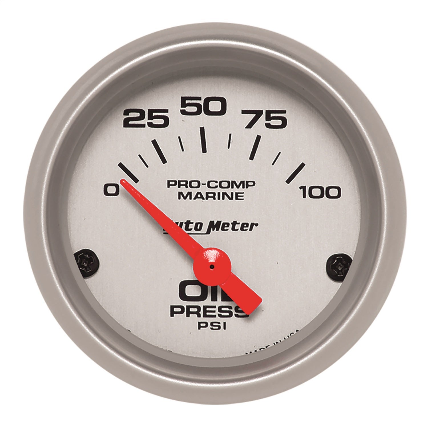 Autometer 200758-33 Marine Electric Oil Pressure Gauge   Marine Electric Oil