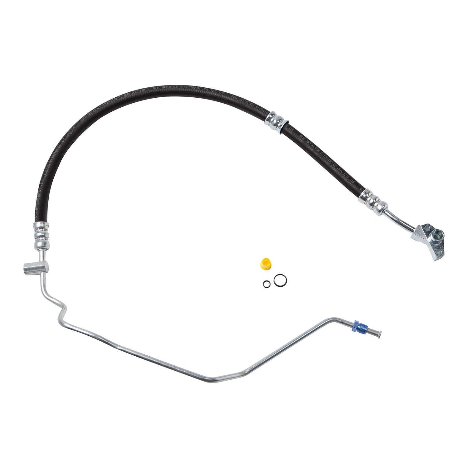 Omega Power Steering Pressure Line Hose Assembly Omega Power Steering Pressure