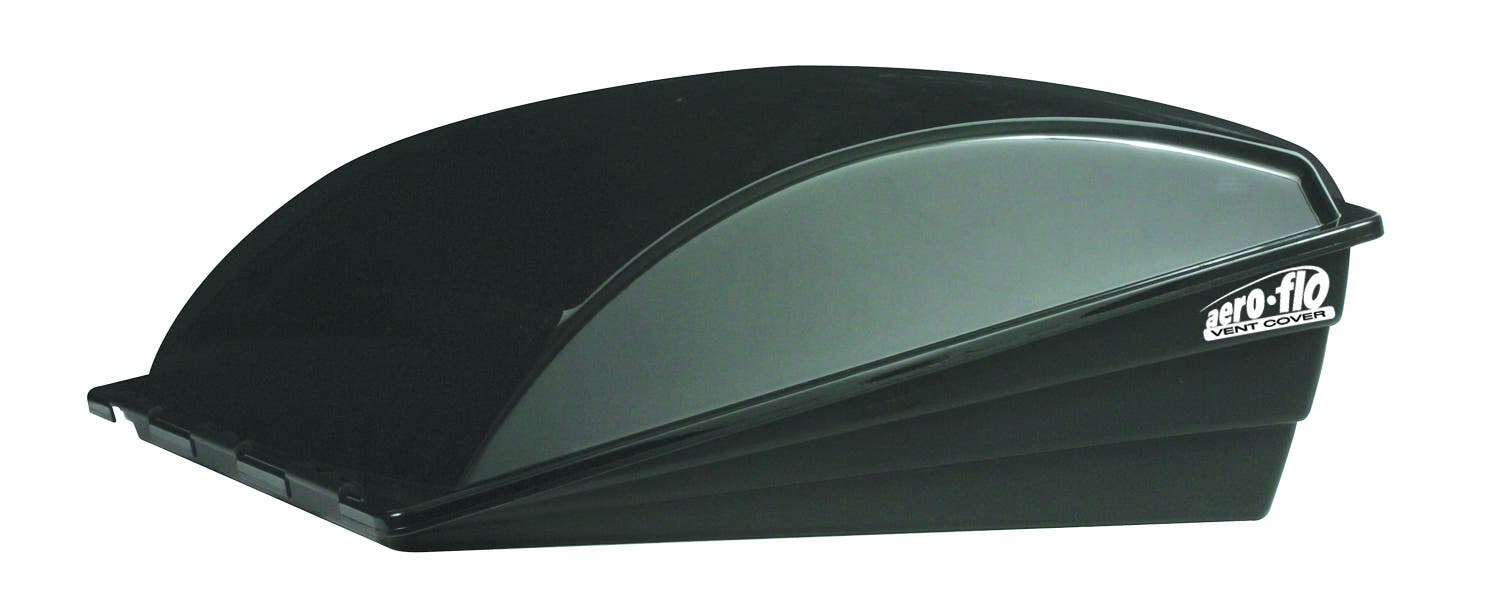 Camco 40711 Aero-Flo Roof Vent Cover (Black)   Roof Vent Cover; Compatibility -