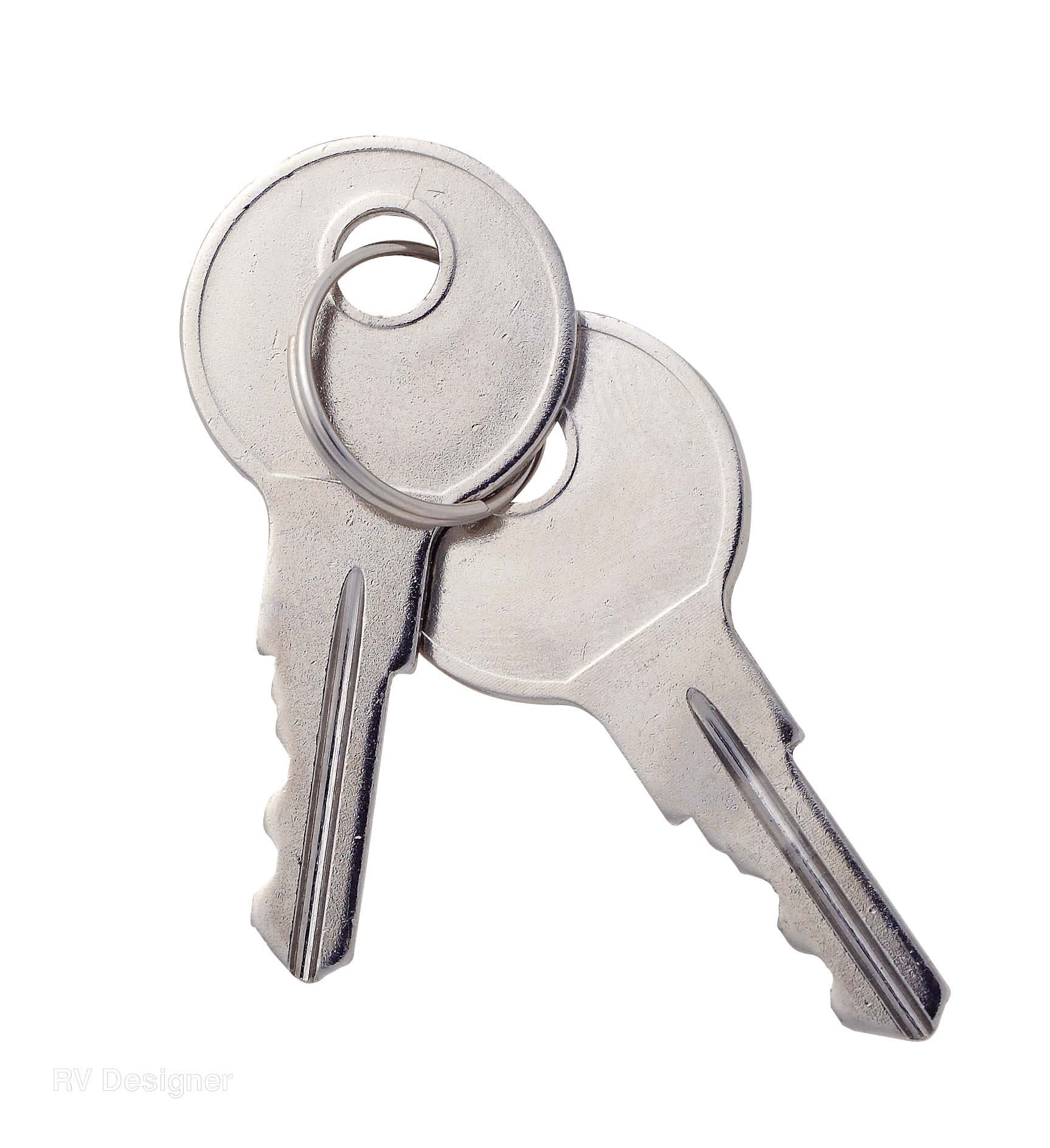 Rv Designer B194, Replacement Key, New Style, 2 Per Pack, Hatch Hardware   Key