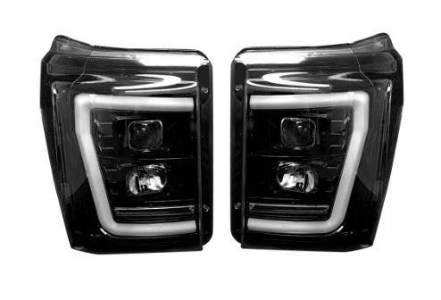Recon 264272Bkc - Black/Smoke Led Dry Bar Halo Projector Headlights Recon  -
