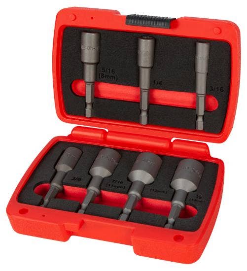 Performance Tool - 7 Pc. X-Trax Nut-Driver Set (W8699)  - 7 Pc. X-Trax