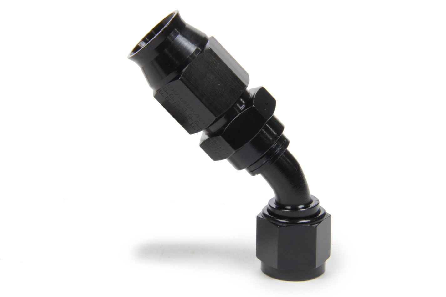 Fitting, Hose End, Race-Rite, Ptfe Hose, 45 Degree, 8 An Hose To 8 An Female,