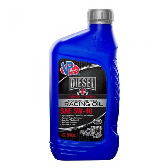 Vp Racing Fuels Ci1 Hi Performance Diesel Race Engine Oil, Quart Sae 5W-40  Ci1