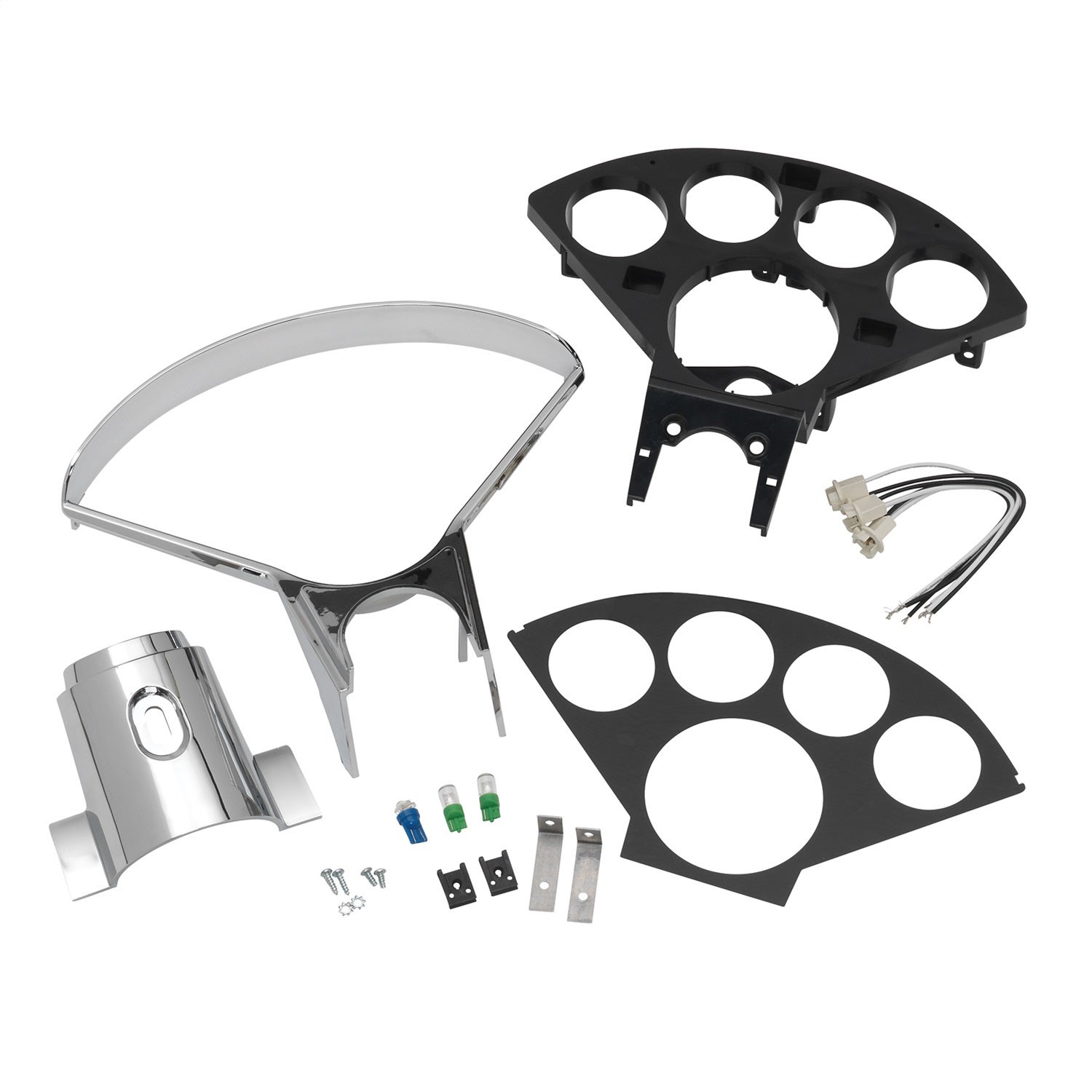 Autometer 2207 Mounting Solutions 5 Gauge Panel   Mounting Solutions 5 Gauge
