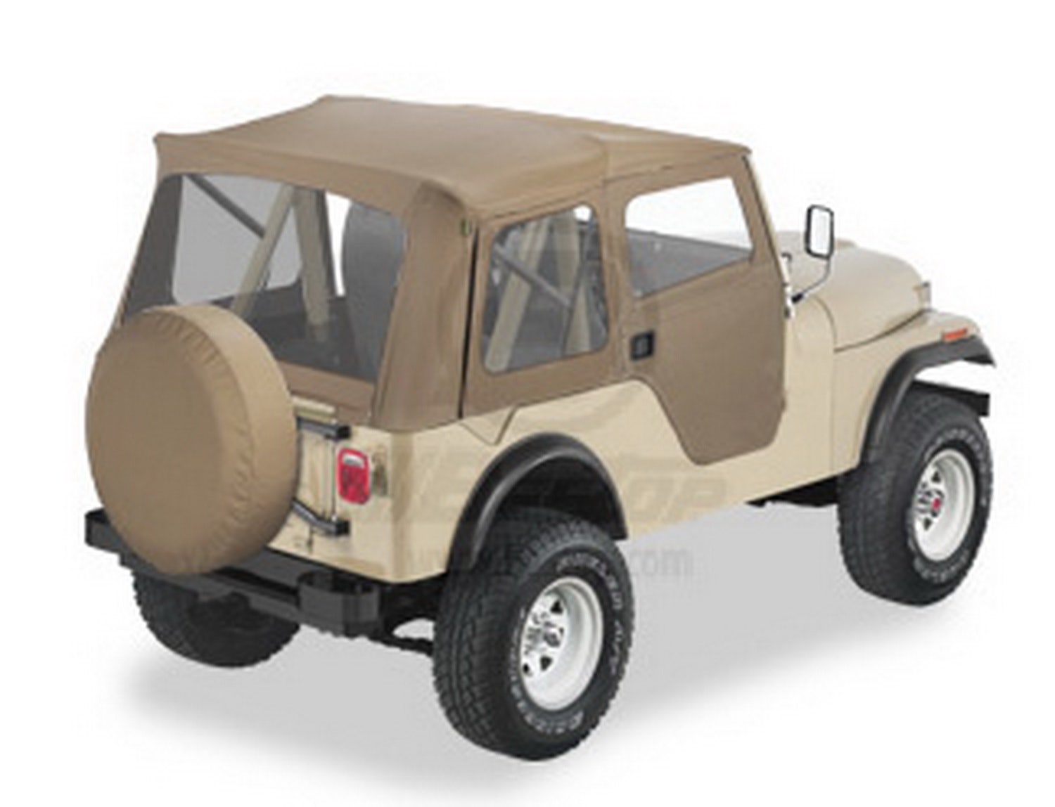Bestop - 51595-04 - Supertop Classic Squareback Soft Top  Supertop Soft Top