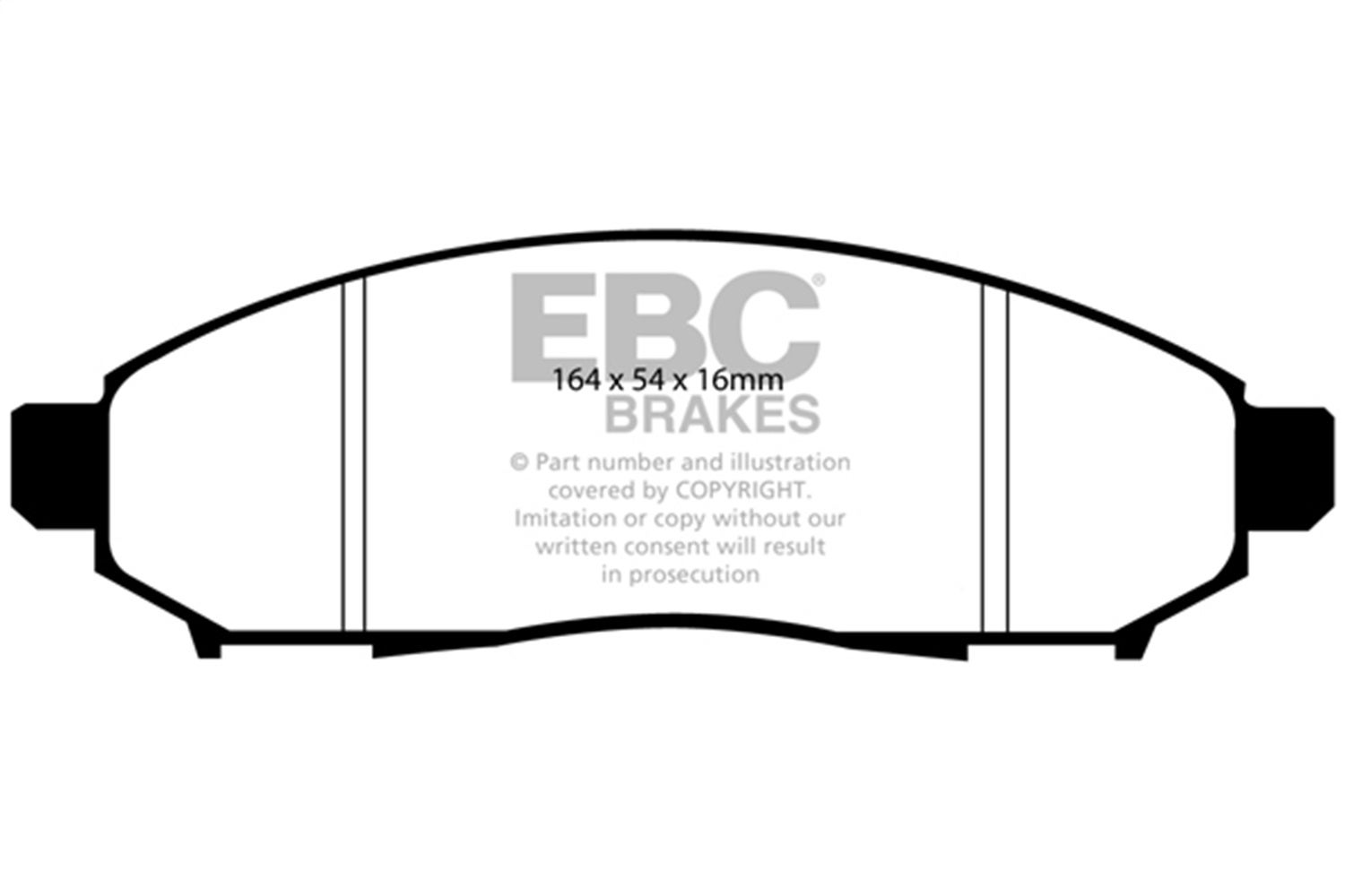 Ebc Brakes Ud1094 Ultimax  Brake Pads   Ultimax  Brake Pads