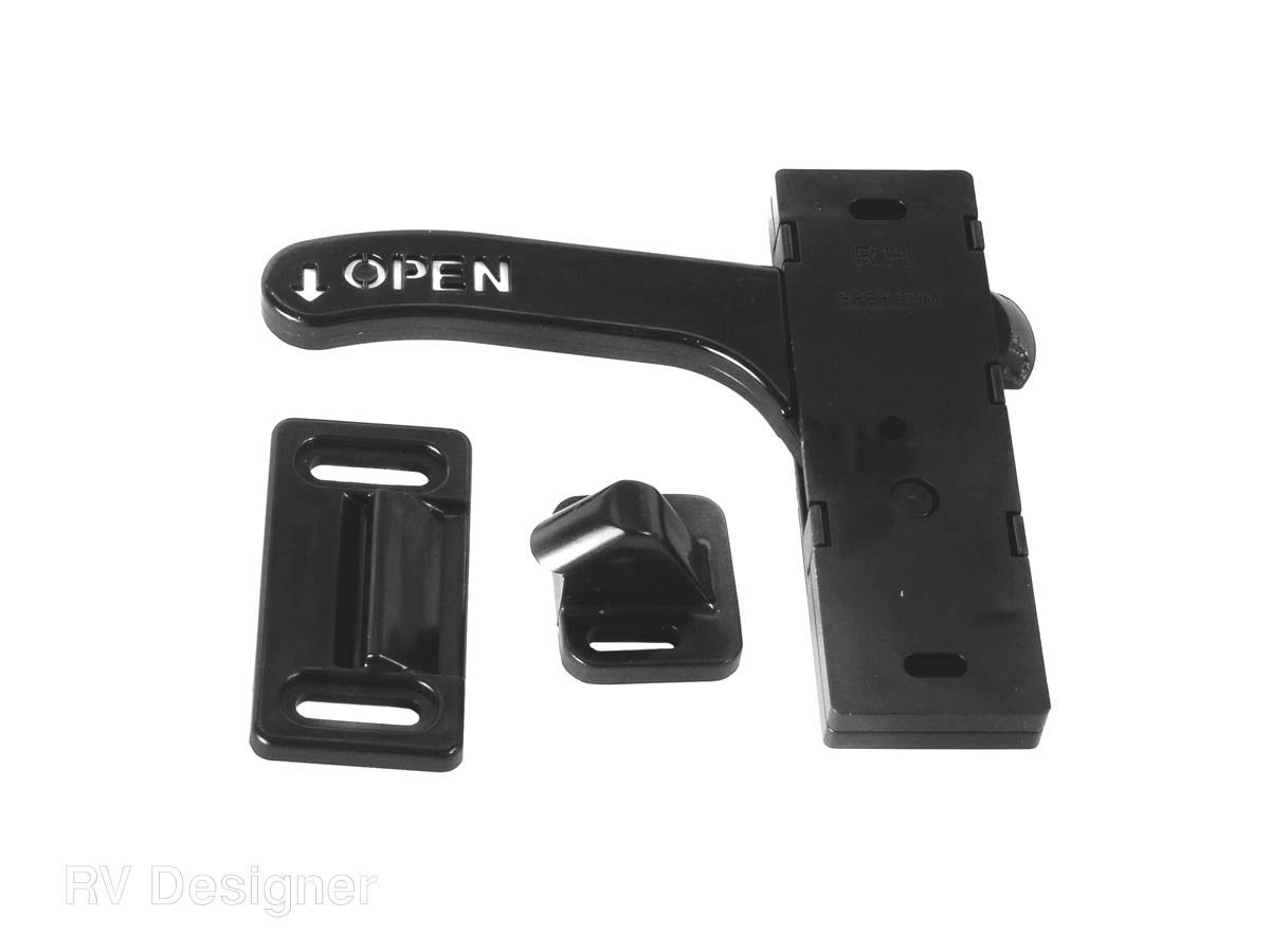 Rv Designer E287, Screen Door Latch And Handle Kit, Left Hand, Entry Door