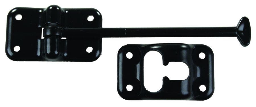 Jr Products 10434 Plastic T-Style Door Holder - Black, 6"   Door Catch; Used To
