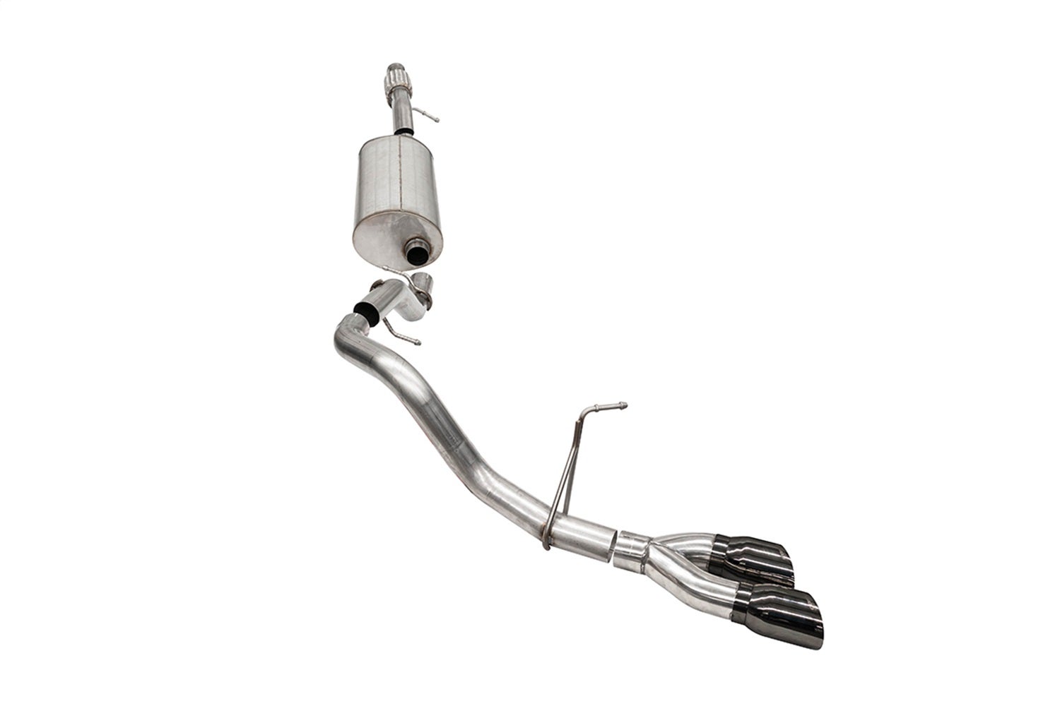 Corsa Performance 21125Blk Sport Cat-Back Exhaust System Fits 21-23 Tahoe Yukon