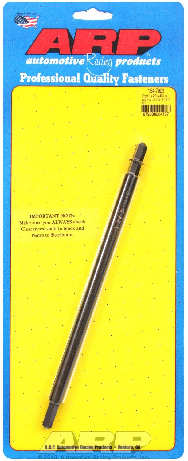 Arp 1547903 Oil Pump Driveshaft Kit   Oil Pump Drive Shaft  Engine Compatibility