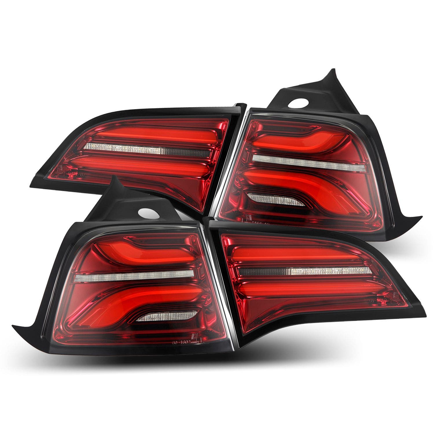 Alpharex-Led Taillights Red Smoke -Led Taillights Red Smoke