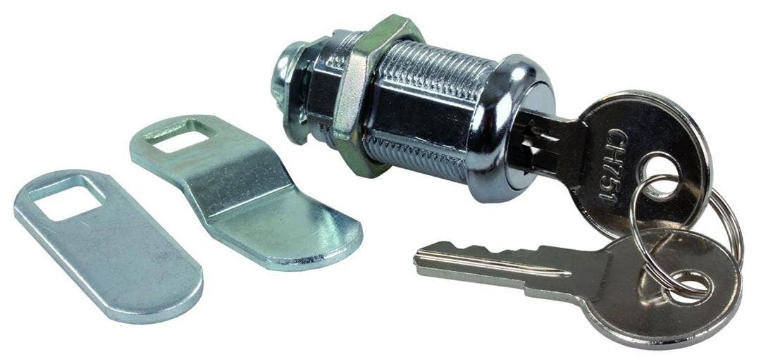 Jr Products 00325 Standard Compartment Door Key Lock - 1-1/8"   Standard