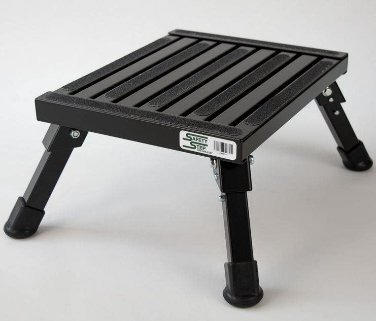 Small Folding Step/Black   Step Stool  Type - One Step, Length (In) - 14 Inch,