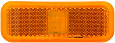 Optronics Mcl44ab1 Led Mark Light;Rect;1Wire;Amber   Led Mark