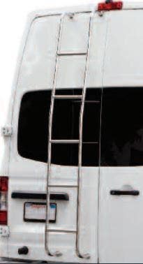 Surco 093Ts Stainless Steel Van Ladder For Ford Transit (Low Roof) Ladder  Style