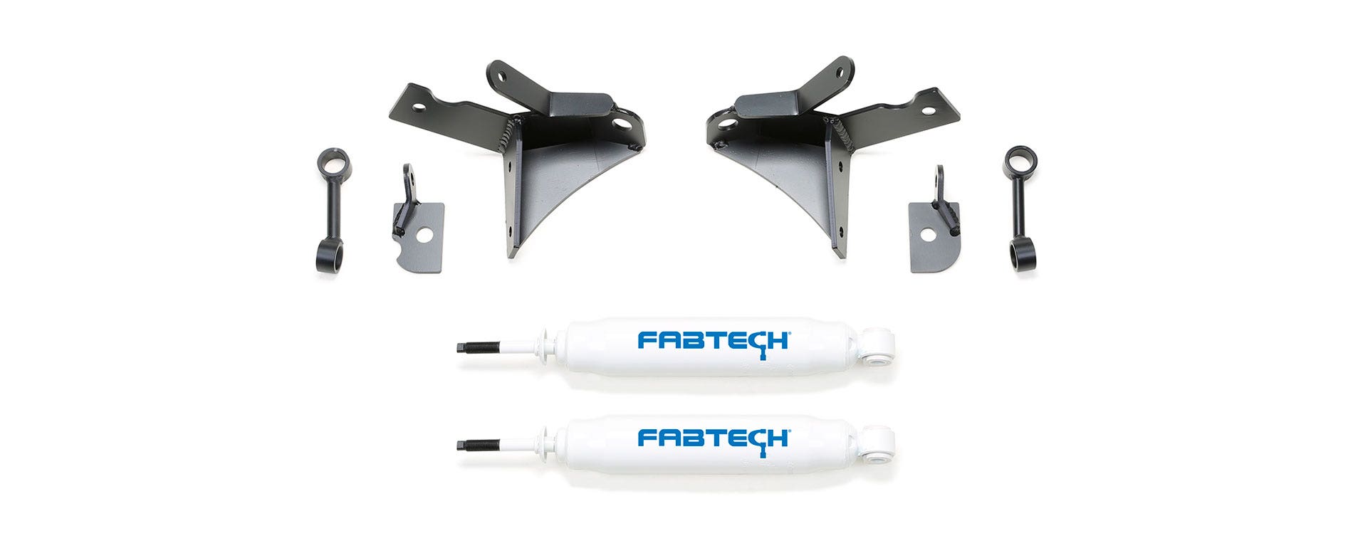 Fabtech Fts23126 Dual Shock System Fits 14-18 2500 3500   Dual Shock System Fits