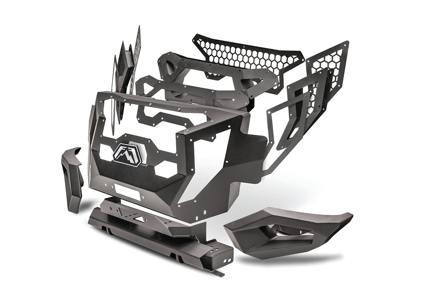 Fab Fours Gr4100-1 Grumper Grill/Front Bumper   Grumper Grill/Front Bumper