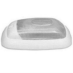 Gustafson Lighting Gsam4001 Single 12V Dome Light With Optic Clear Lens