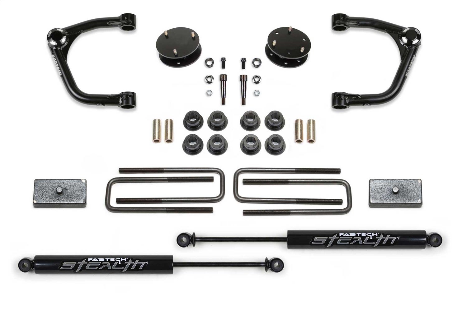 Fabtech K1129m Uniball Lift System W/Shocks Fits Sierra 1500 Silverado 1500