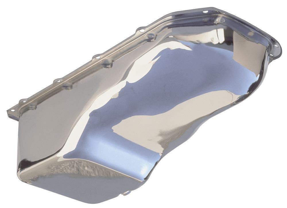 Trans-Dapt 9337 Chrome Oil Pan Trans Dapt  Oil Pan; Recommended Use - Street,