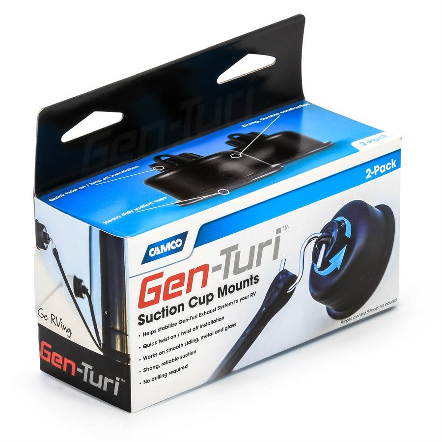 Camco 44850 Gen-Turi Suction Cup Mount, Helps Stabilize Gen-Turi Exhaust System