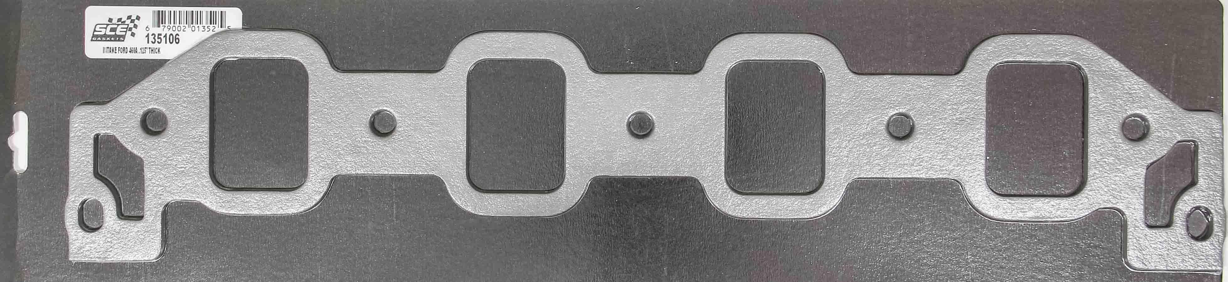 Sce Gasket 135106 0.125" Intake Gasket Set Sce Gasket  0.125  Intake Gasket Set