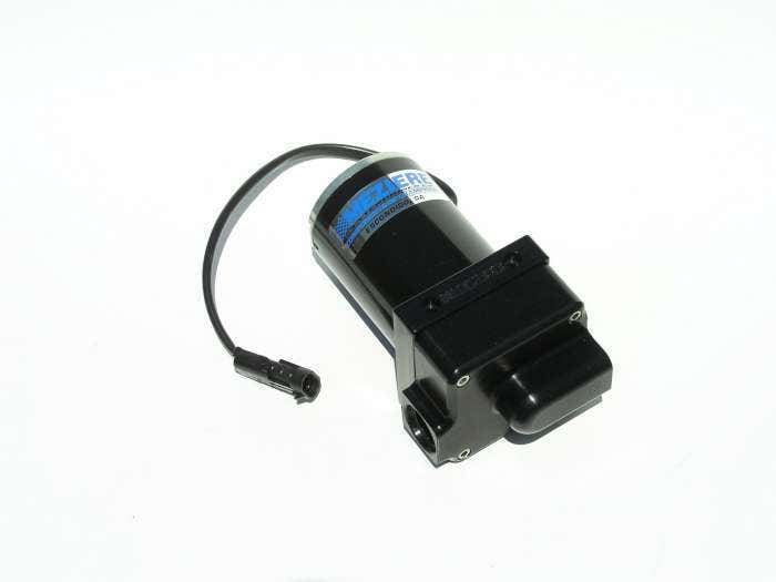 Meziere Wp136s Black Inline Electric Water Pump   Black Inline Electric Water