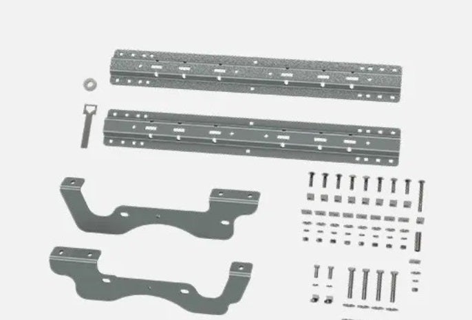 Custom Fifth Wheel Mounting Brackets (Rvk2402) With Rails Custom Fifth Wheel