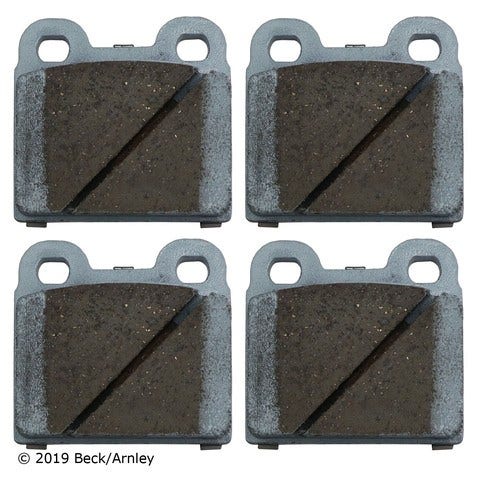 Beck/Arnley Disc Brake Pad Set P/N:085-0654  Disc Brake Pad Set P/N: