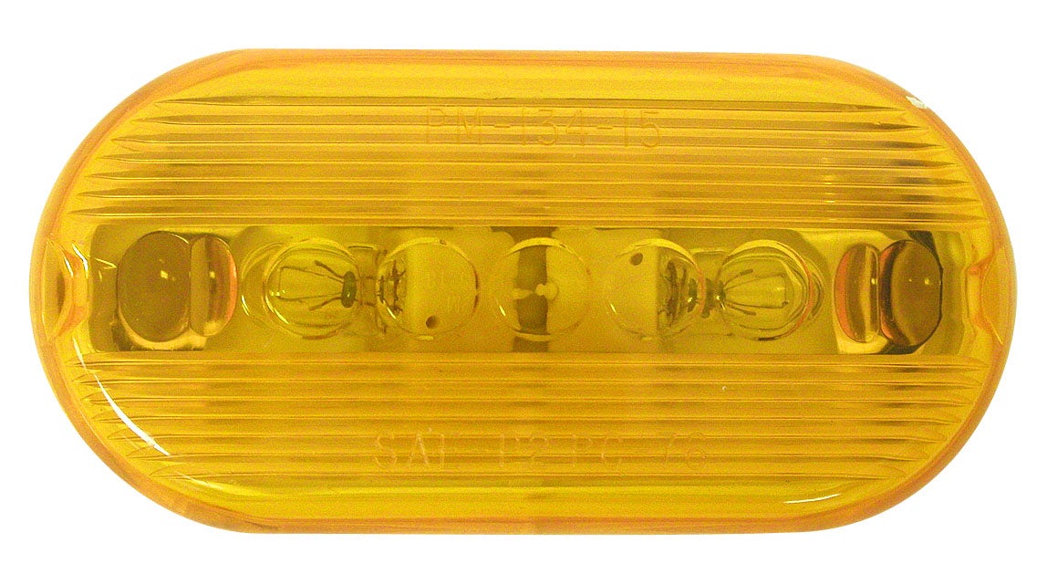 Pm V135a Amber Oval Clearance Light  Mfg.  Side Marker Light; Housing Color - No