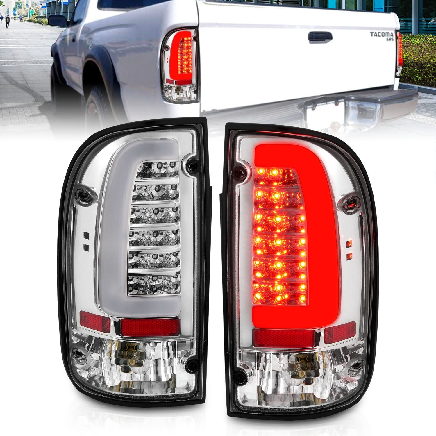 Anzo Usa 311355 Tail Light Assembly Fits 95-00 Tacoma   Tail Light Assembly Fits