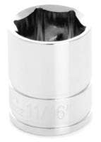 Performance Tool W38022 6-Point Socket, 3/8" Drive, 11/16" Socket  Type -