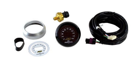 Aem 30-4407 0-150 Psi Oil Pressure Gauge Aem  0-150 Psi Oil Pressure Gauge