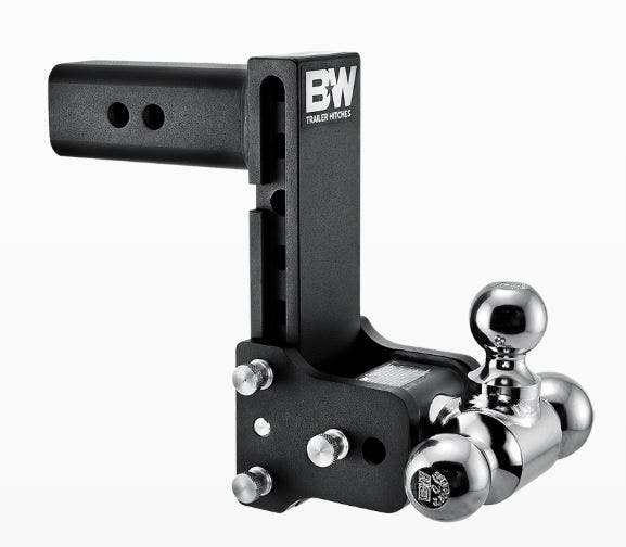 B&W Trailer Hitches Multipro Tow & Stow - Fits 2.5" Receiver, Tri-Ball (1-7/8" X