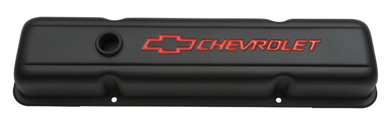 Proform 141-750 Heavy-Gauge Stamped Steel Short Stamped Valve Cover, Black