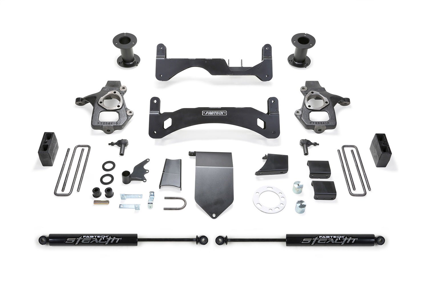 Fabtech K1083m Basic Lift System W/Shocks Fits 14-18 Sierra 1500 Silverado 1500