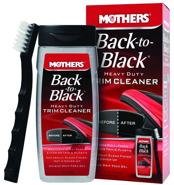Mothers 06141 Back-To-Black Heavy Duty Trim Cleaner Kit,12 Fl. Oz.