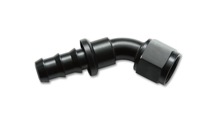 Vibrant Performance 22406 Push-On 45 Degree Hose End Fitting  Fabrication