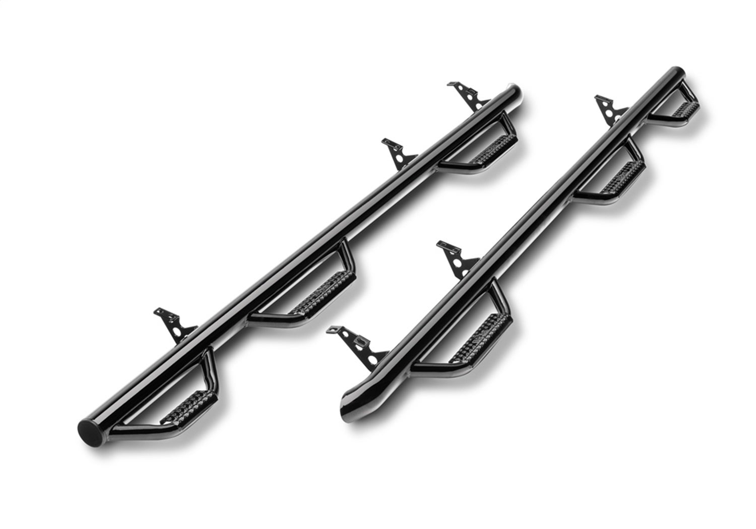 N-Fab F1797qc-6 Wheel To Wheel Nerf Step Bar W/Bed Access   Wheel To Wheel Nerf