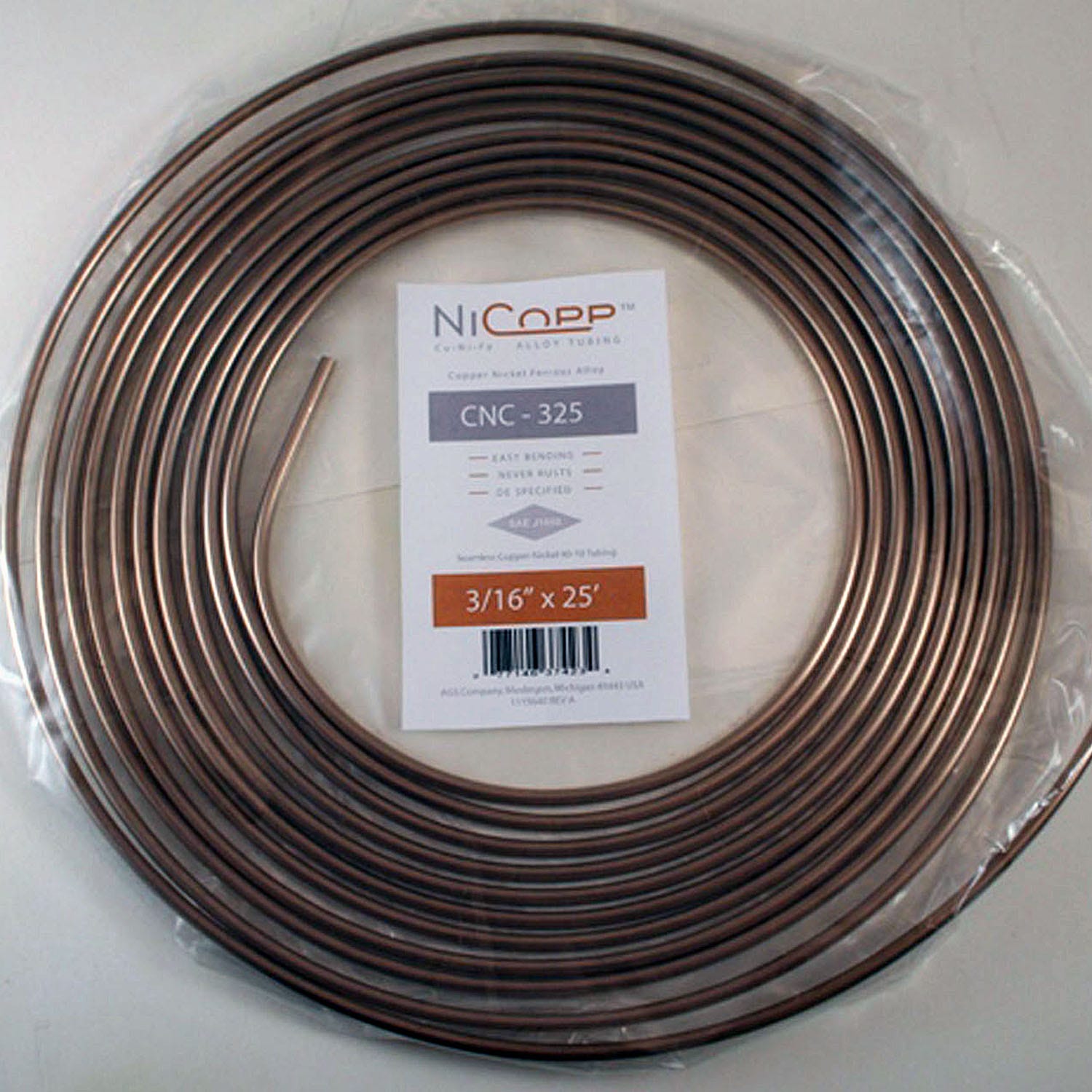 Ags Brake Hydraulic Bulk Line P/N:Cnc-325 American Grease Stick ()  Brake Line