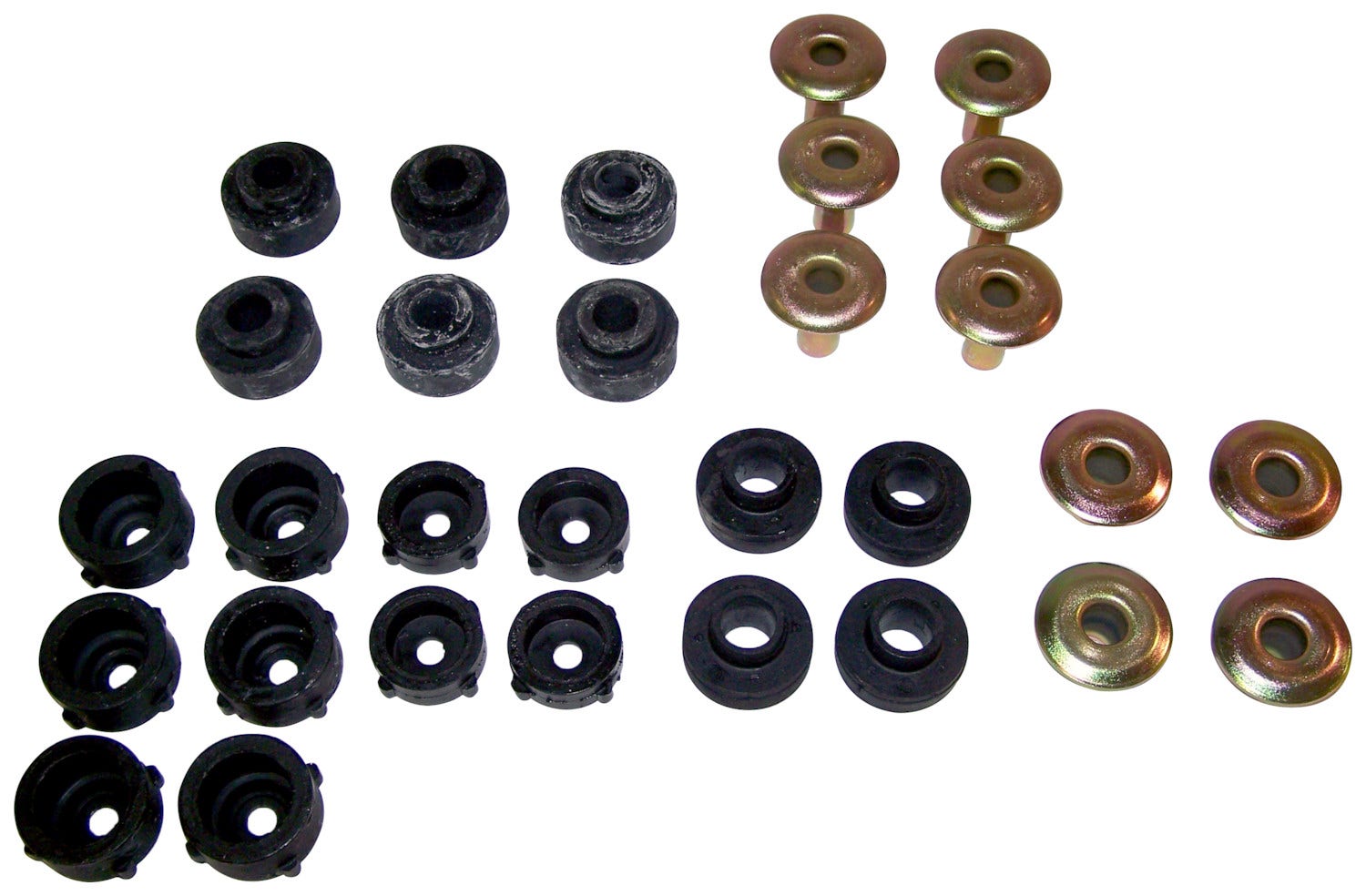 Crown Automotive 52002723K Body Mounting Kit Fits 87-95 Wrangler (Yj) Crown