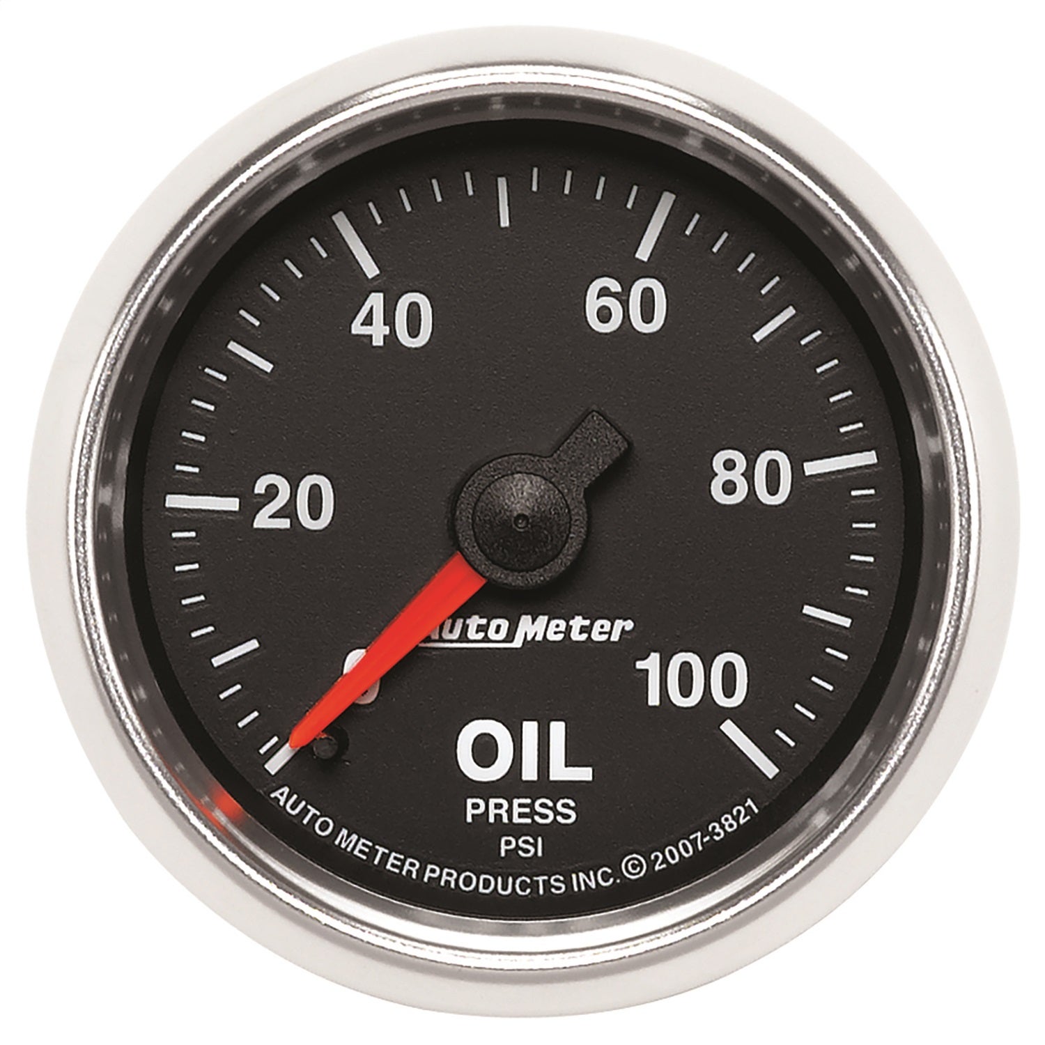 Autometer 3821 Gs Mechanical Oil Pressure Gauge   Gs Mechanical Oil Pressure