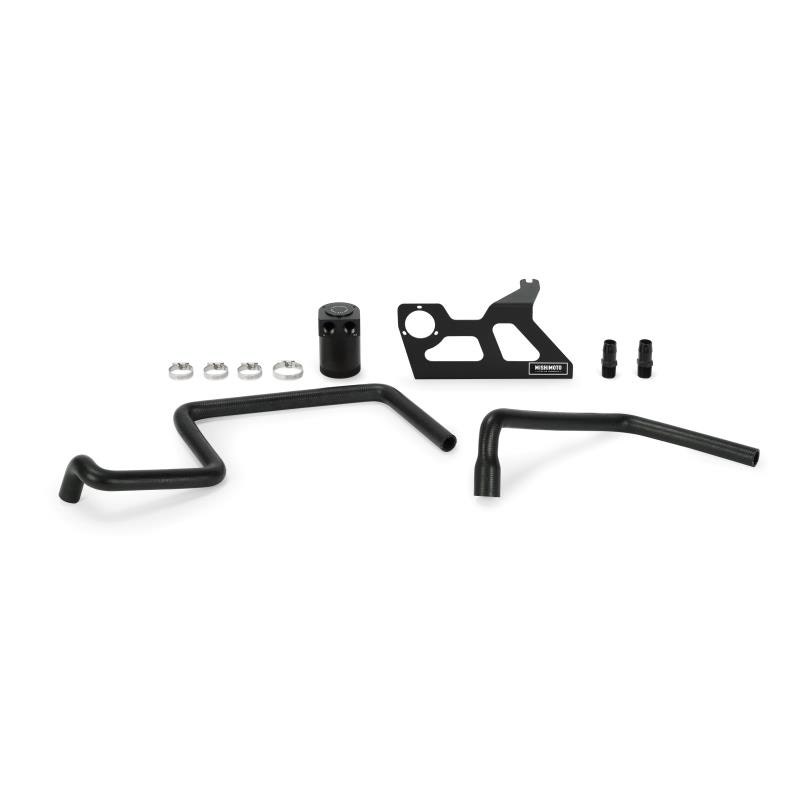 Mishimoto Baffled Oil Catch Can Compatible With Jeep Wrangler Jk 2007-2011 Black