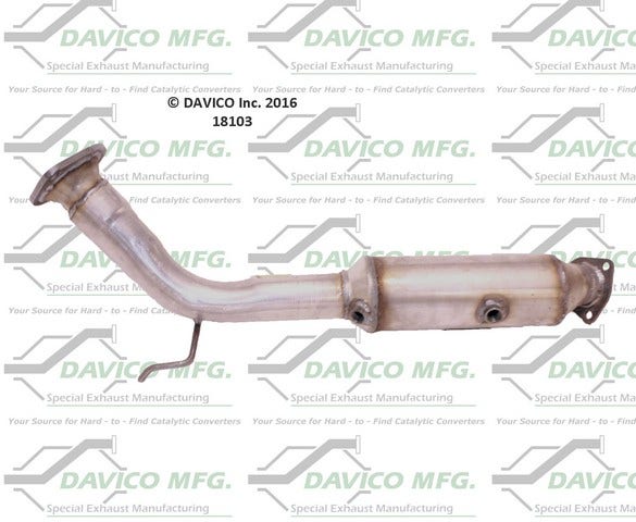 Davico Mfg Catalytic Converter P/N:18103  Catalytic Converter P/N: